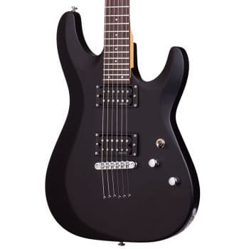 Schecter c-6 deluxe satin black. guitarra eléctrica