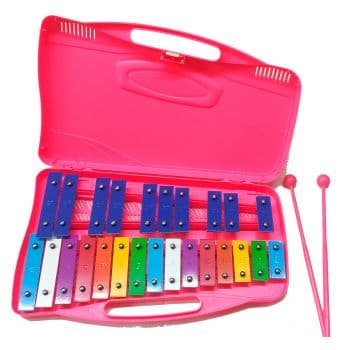 Alysée MT25-CR-PK. Metalófono Rosa