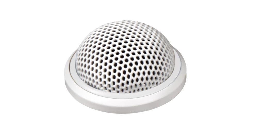 SHURE MX395W/O Micrófono superficie Omnidireccional Bajo Perfil Blanco XLR3 MX395W/O