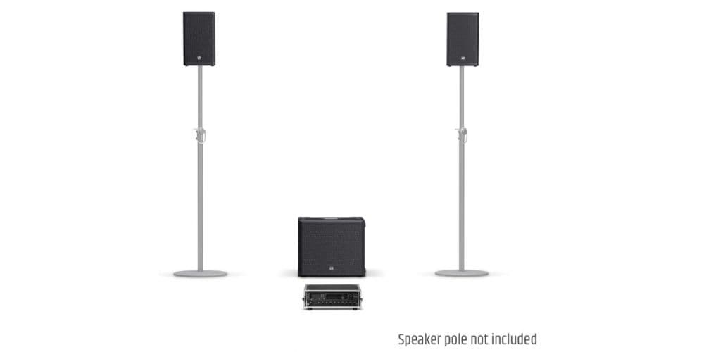 Ld systems STINGER G3 LOUNGE SET - 2 Altavoces Pasivos de 8" para Megafonía + 1 Subwoofer Pasivo de 15" + Rack de Amplificación STINGER G-3 LOUNGE SET