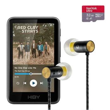 HIBY R1 Blanco Set Incluye Auriculares y Micro SD R1 Set Blanco