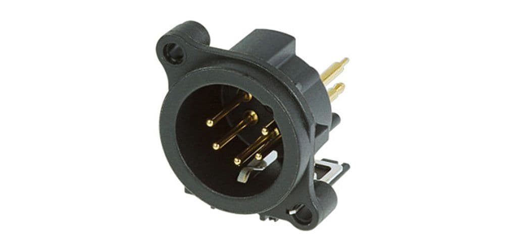 Neutrik NC5 MAV Conector Chasis XLR macho 5 Pines NC5MAV Conector Chasis XLR 5 pines