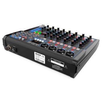 Audibax MG08 USB Mesa Mezclas 8 canales con Bluetooth, MP3 , USB Rec y Efectos MG08