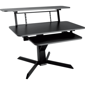 Quik lok z-460bk mueble estudio con tres niveles