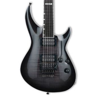 Esp eii horizon iii fm fr see thru black sunburst guitarra electrica