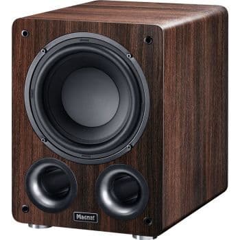 Magnat alpha rs8 mocca subwoofer activo de 8 pulgadas, 80watios