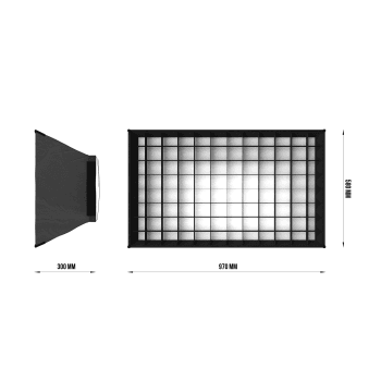 Triton Blue AN400-003 Difusor SoftBox para Neptune 400 y Neptune 400 IP65 AN400-003