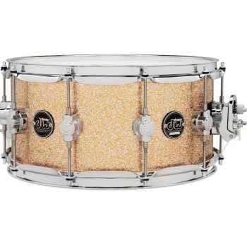 Drum workshop drpf6514ssbr perf snare 6.5x14 bermuda sparkle