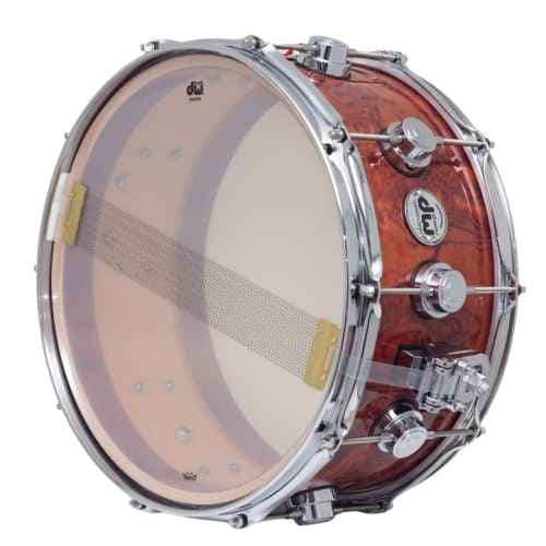 Drum Workshop DREX6514SSC632 Collectors Gloss Lacquer Over Natural Bubinga 14 Pulgadas DREX6514SSC632