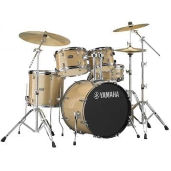 Yamaha rdp0f5 champagne glitter set batería acústica + platos