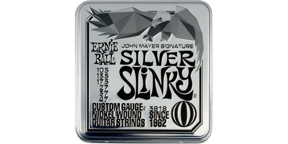 Ernie Ball 2218 Slinky Silver John Mayer Signature 10.5-47 3PACK 2221