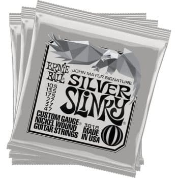 Ernie Ball 2218 Slinky Silver John Mayer Signature 10.5-47 3PACK 2221