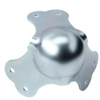 Adam hall hardware 41012-05 - cantonera de bola grande y alta capacidad de carga 3 patas radio interno 5 mm