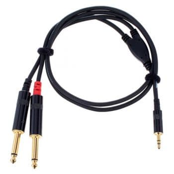 Cordial cfy 0,9 wpp cable 2 jack mono macho a minijack stereo macho 0,9 metros