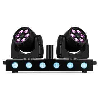 Beamz FUZE Barra 2 cabezales Moviles Twin FUZE TWIN BAR WASH