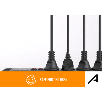 Audibax PSR16-2SF Regleta 16 Tomas Schuko para Armario Rack 19 PSR16-2SF Regleta 8x Schuko