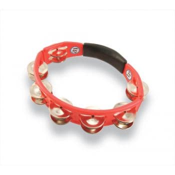 Lp lp151 panderetas cyclop para mano. sonajas de acero. roja