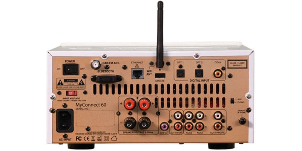 Advance Paris MyConnect 60 White Sistema Hifi Receptor Unidad de Red, Compact Disc MyConnect 60 White