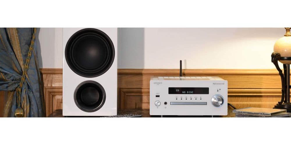 Advance Paris MyConnect 60 White Sistema Hifi Receptor Unidad de Red, Compact Disc MyConnect 60 White