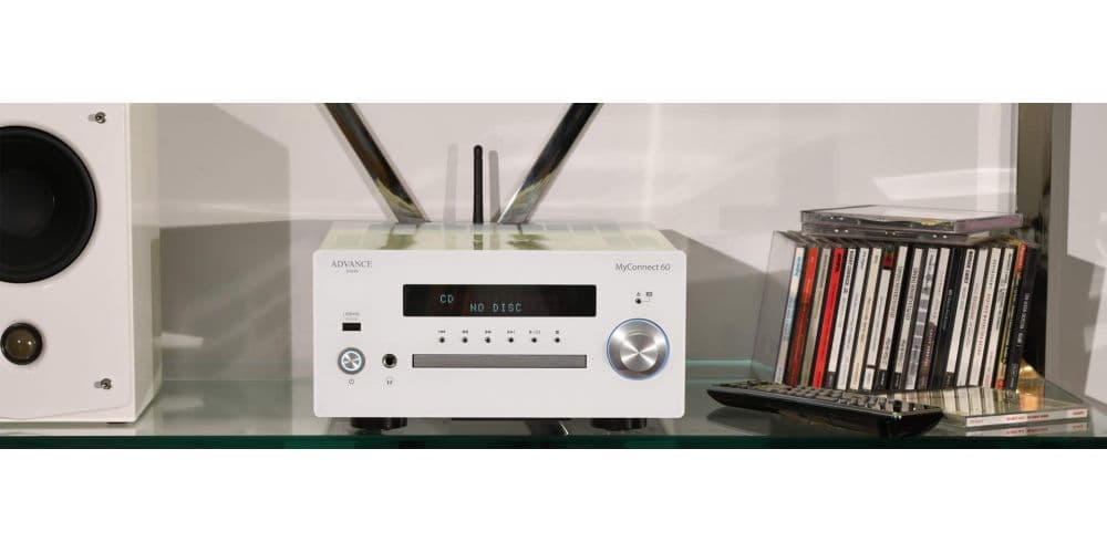 Advance Paris MyConnect 60 White Sistema Hifi Receptor Unidad de Red, Compact Disc MyConnect 60 White