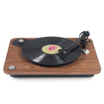 Elipson chroma 400 walnut riaa giradiscos con previo capsula mm ortofon om10
