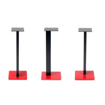 Norstone esse stand black satin red soportes de altavoz pareja