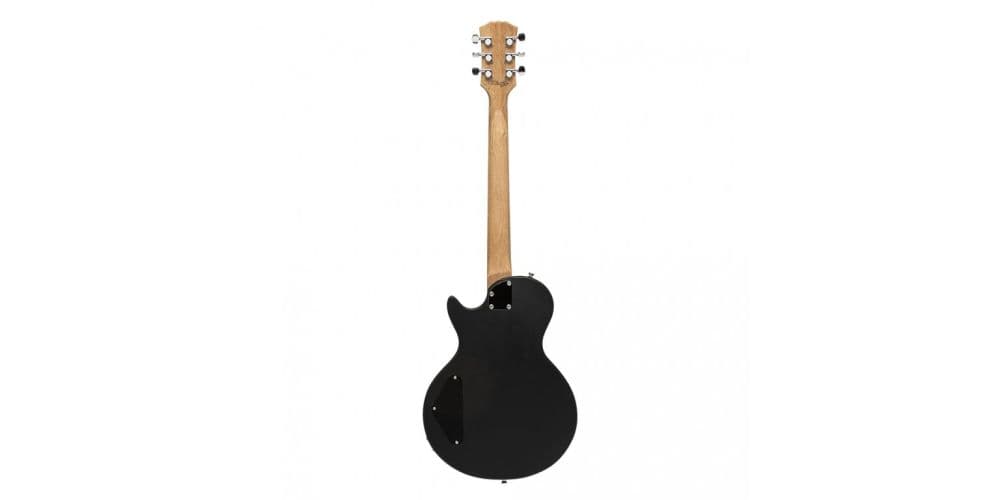 Stagg SEL-HB90-BLK-LH Guitarra Electrica con cuerpo de caoba maciza flat top, para zurdos SEL-HB90-BLK-LH