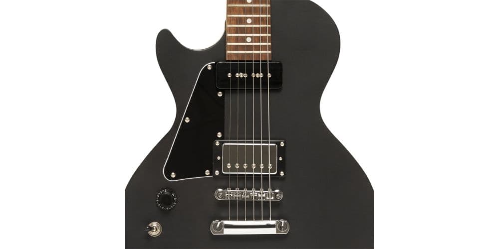 Stagg SEL-HB90-BLK-LH Guitarra Electrica con cuerpo de caoba maciza flat top, para zurdos SEL-HB90-BLK-LH