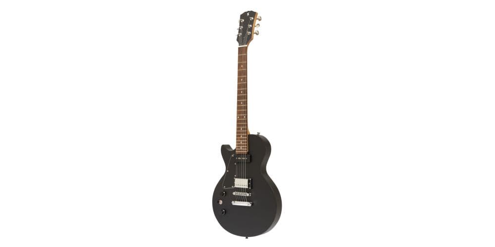 Stagg SEL-HB90-BLK-LH Guitarra Electrica con cuerpo de caoba maciza flat top, para zurdos SEL-HB90-BLK-LH