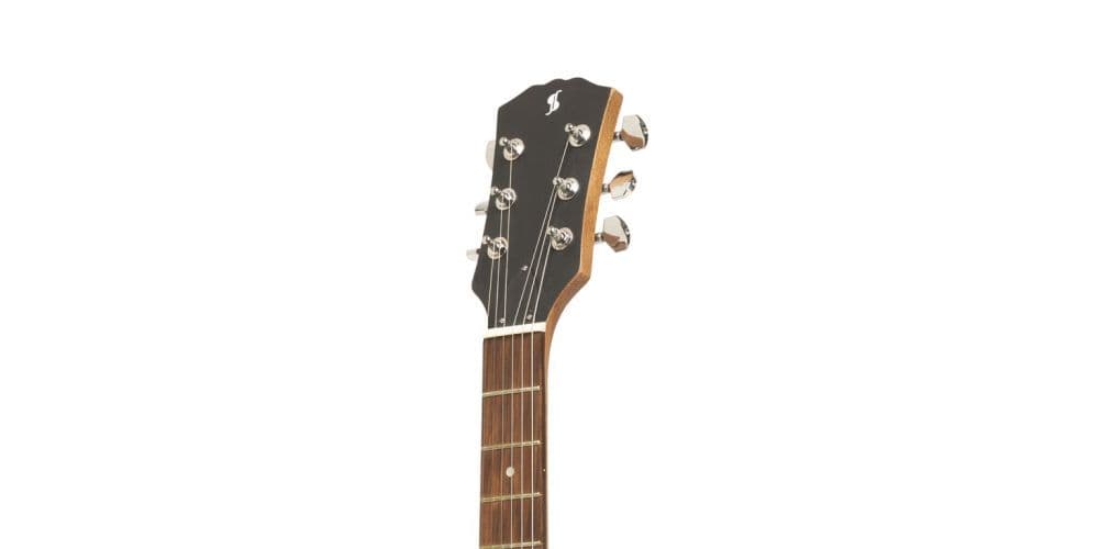Stagg SEL-HB90-BLK-LH Guitarra Electrica con cuerpo de caoba maciza flat top, para zurdos SEL-HB90-BLK-LH