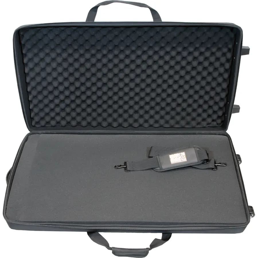 Walkasse W-EVAPICKFOAM-XXL Maleta DJ EVA Multi formato CONTROLADOR L-XXL, Negra (Ruedas & Correa de hombro). Walkasse W-EVAPICKFOAM-XXL
