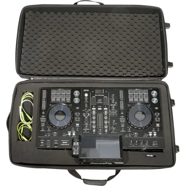 Walkasse W-EVAPICKFOAM-XXL Maleta DJ EVA Multi formato CONTROLADOR L-XXL, Negra (Ruedas & Correa de hombro). Walkasse W-EVAPICKFOAM-XXL