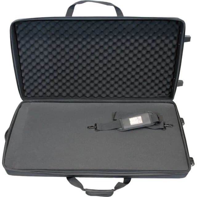 Walkasse W-EVAPICKFOAM-XXL Maleta DJ EVA Multi formato CONTROLADOR L-XXL, Negra (Ruedas & Correa de hombro). Walkasse W-EVAPICKFOAM-XXL