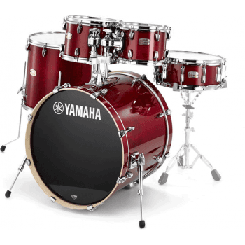Yamaha stage custom birch studio cranberry red 20