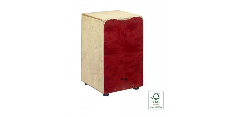 Stagg CAJ-50M-RD Cajon Flamenco CAJ-50M-RD