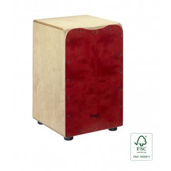 Stagg CAJ-50M-RD Cajon Flamenco CAJ-50M-RD
