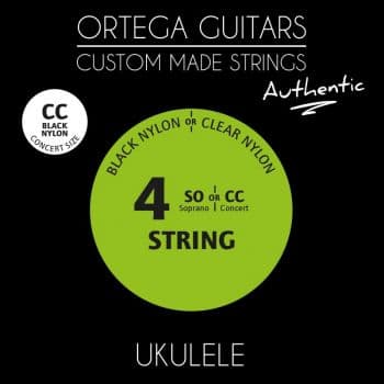 Ortega ukabk-cc juego cuerdas ukelele