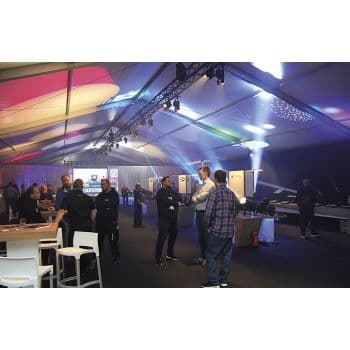 Showtec Cortina Voile CS 300x300 Negra Sin Plisar Voile CS