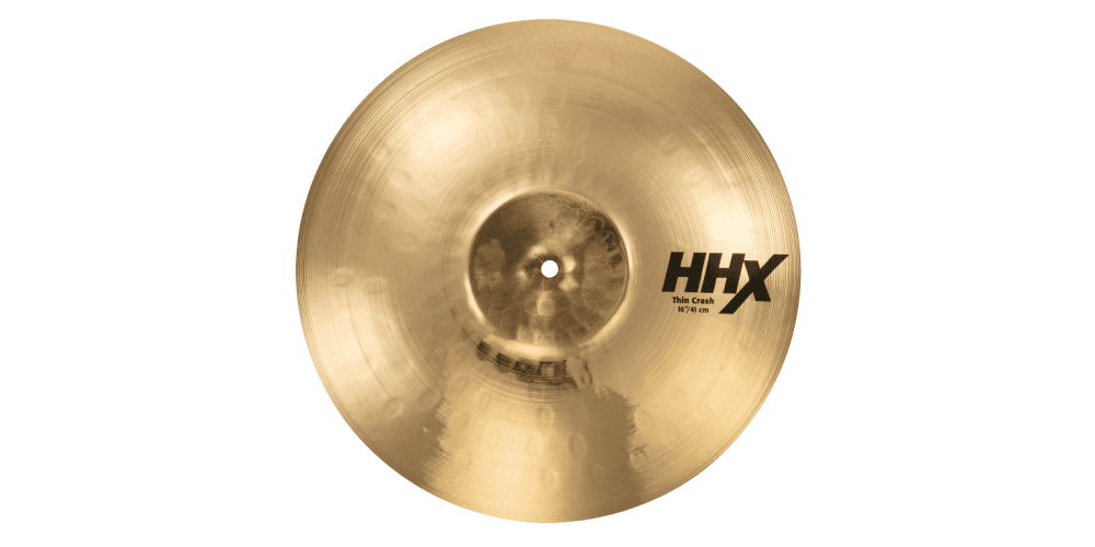 Sabian 11606XTB 16" HHX Thin Crash Brilliant Finish 11606XTB