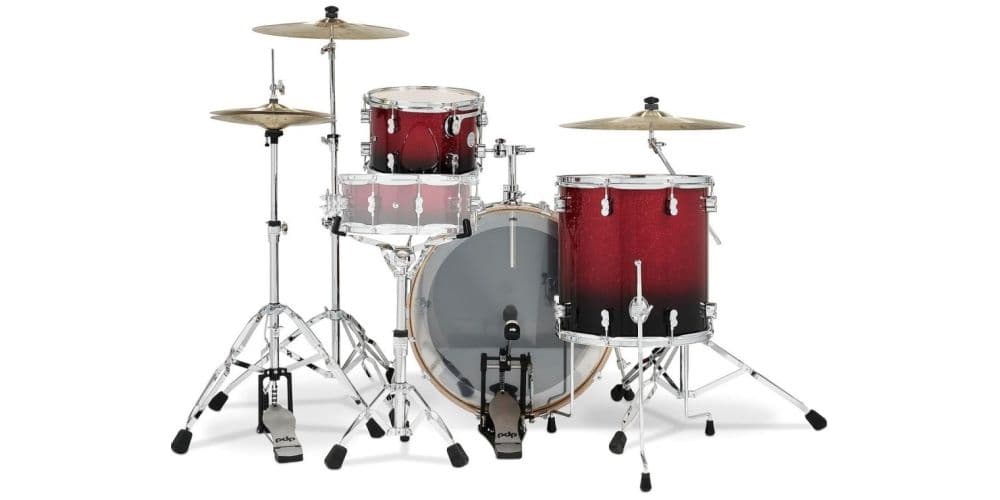 Drum Workshop PDP Concept Maple PDCM24RKRB Red/Black Fade Lacquer PDCM24RKRB