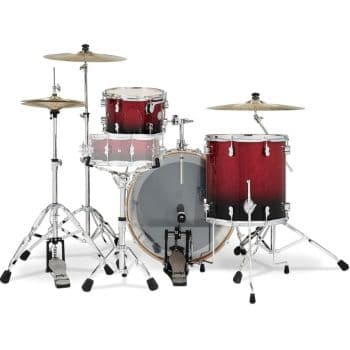 Drum Workshop PDP Concept Maple PDCM24RKRB Red/Black Fade Lacquer PDCM24RKRB