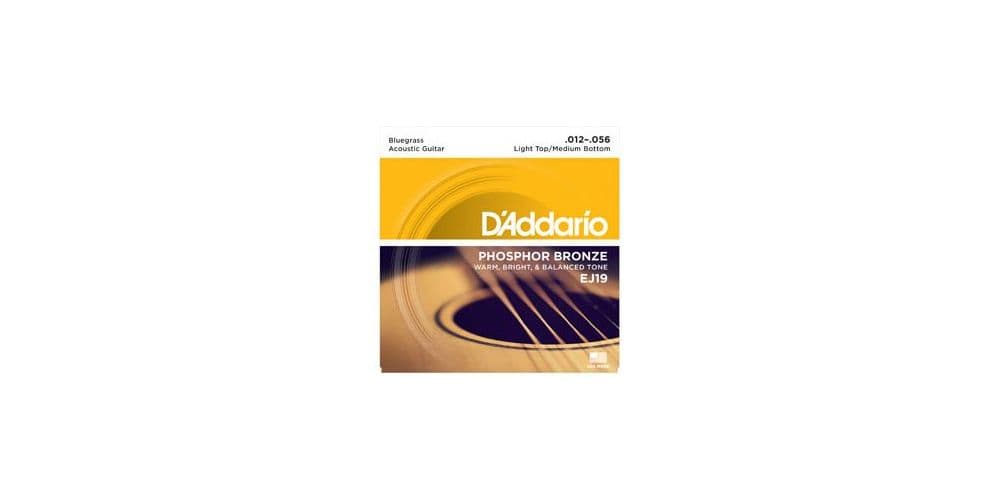 D´addario EJ19 Juego de cuerdas para guitarra acústica EJ19 Roundwound Strings Set