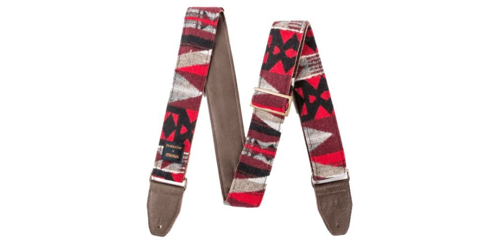 Dunlop PWM02 Correa Guitarra Pendleton La Paz Scarlet de Lana PWM02