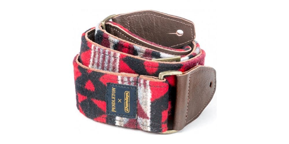Dunlop PWM02 Correa Guitarra Pendleton La Paz Scarlet de Lana PWM02