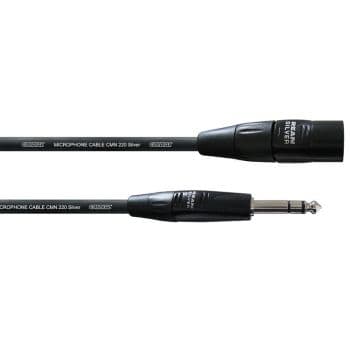Cordial cim 3 mv cable xlr macho y jack macho balanceado 3 metros