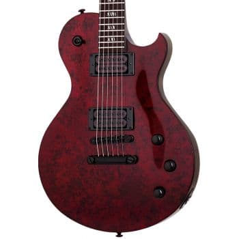 Schecter solo-ii apocalypse red reign. guitarra eléctrica