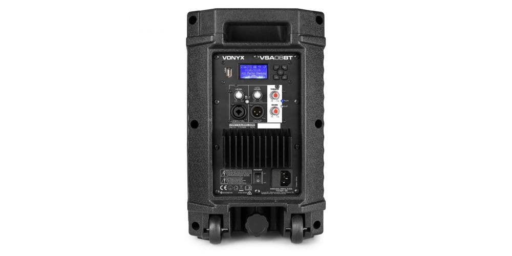 VONYX VSA08BT Altavoces activos Bi-Amplificados 8 pulgadas 250W Bluetooth VSA08BT