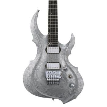 Esp eii frx liquid metal silver guitarra eléctrica