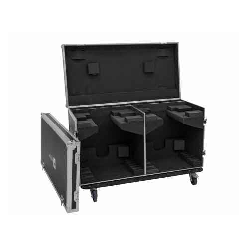 Roadinger 2x DMH-640 Flightcase con ruedas 2x DMH-640