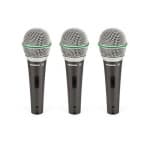 SAMSON Q6-PACK Microfono Vocal Dinamico PACK 3 Unidades Q6PACK